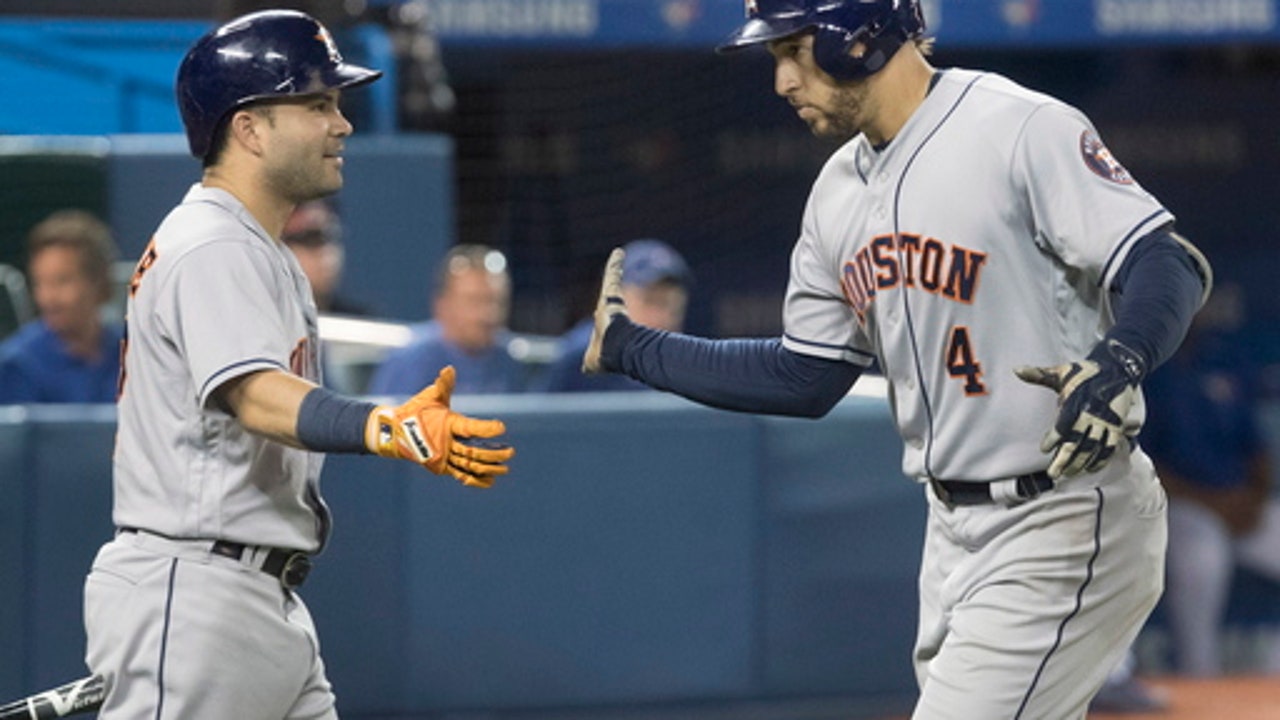 Springer hits 2 HRs to power Astros past Sanchez, Jays 12-2 (Jul 07, 2017)